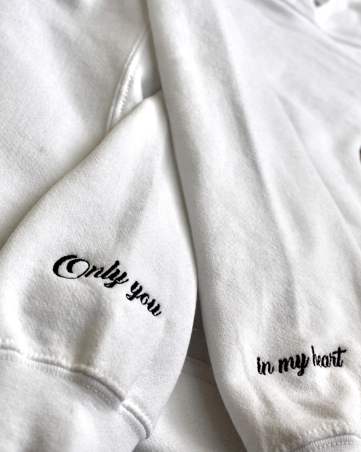 Outline hearts | Par de sudaderas