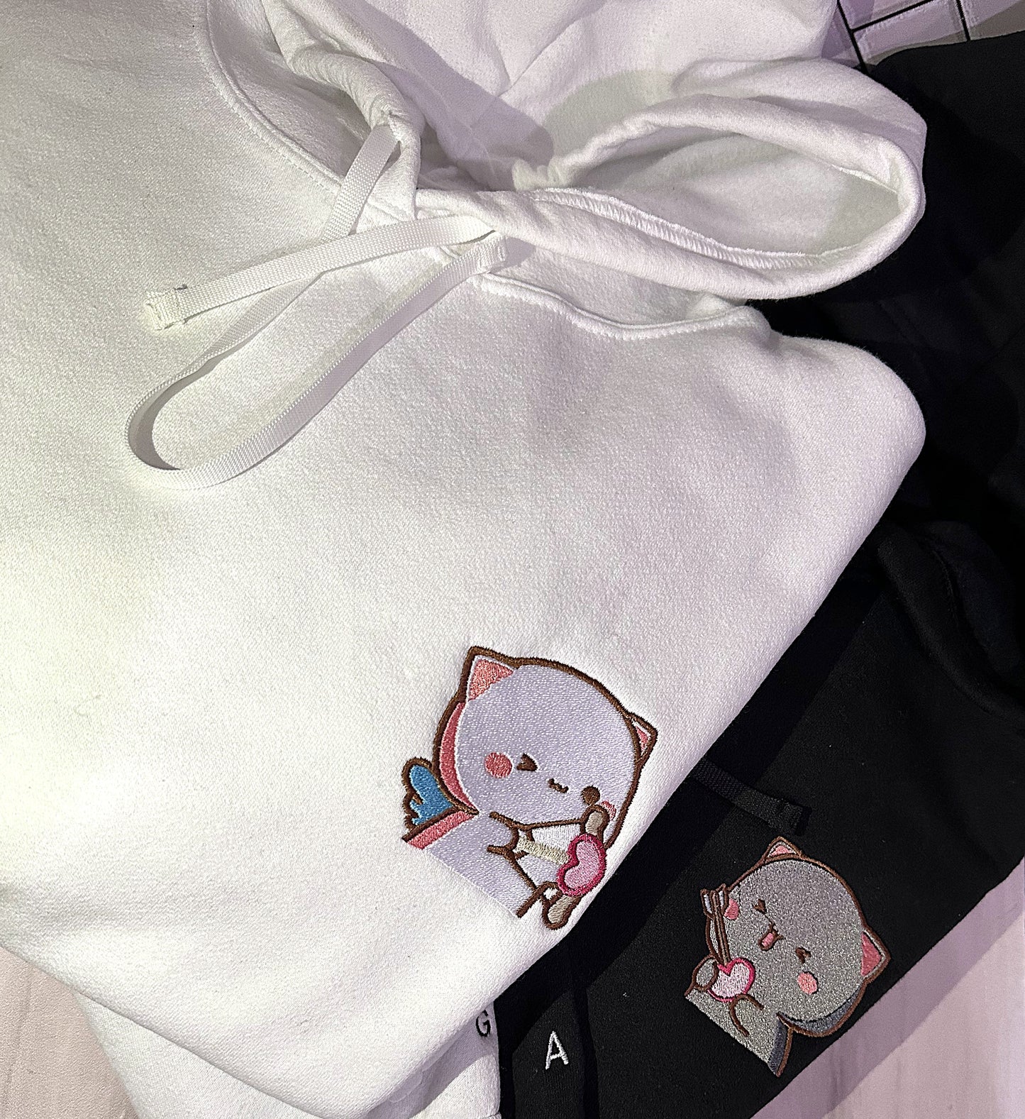 Mochi Peach Cat | Par de sudaderas