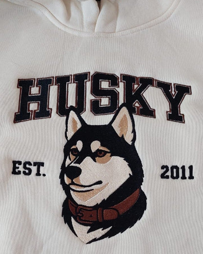 Husky | Sudadera bordada