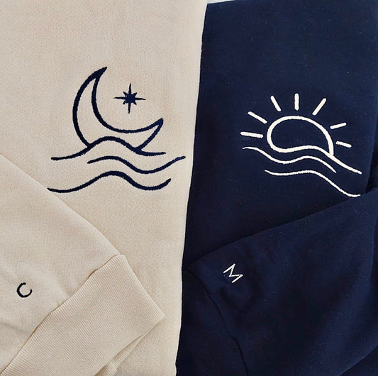 Sol & Luna | Par de sudaderas