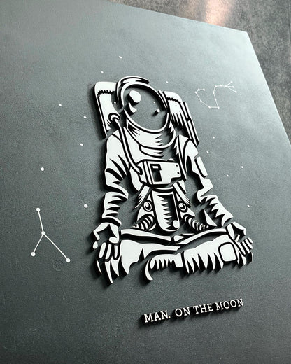 Man & the moon | Cuadros decorativos