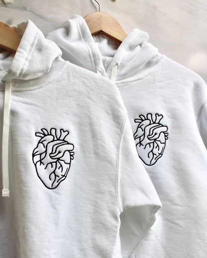 Outline hearts | Par de sudaderas