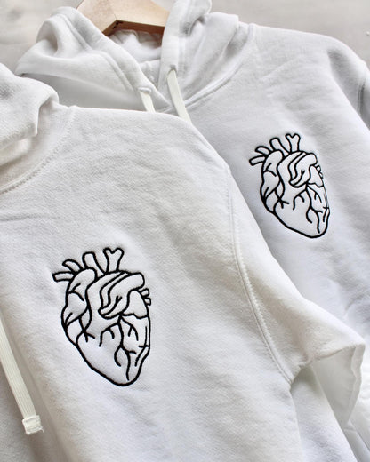 Outline hearts | Par de sudaderas