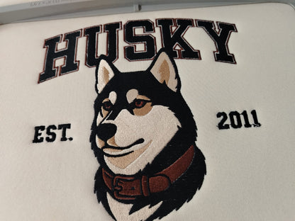 Husky | Sudadera bordada