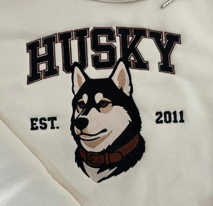 Husky | Sudadera bordada