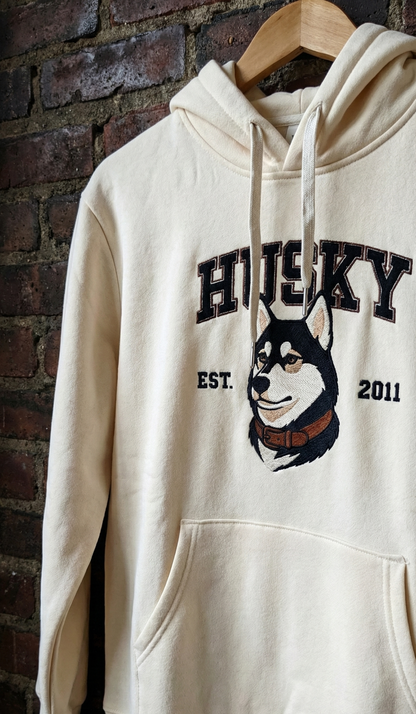 Husky | Sudadera bordada